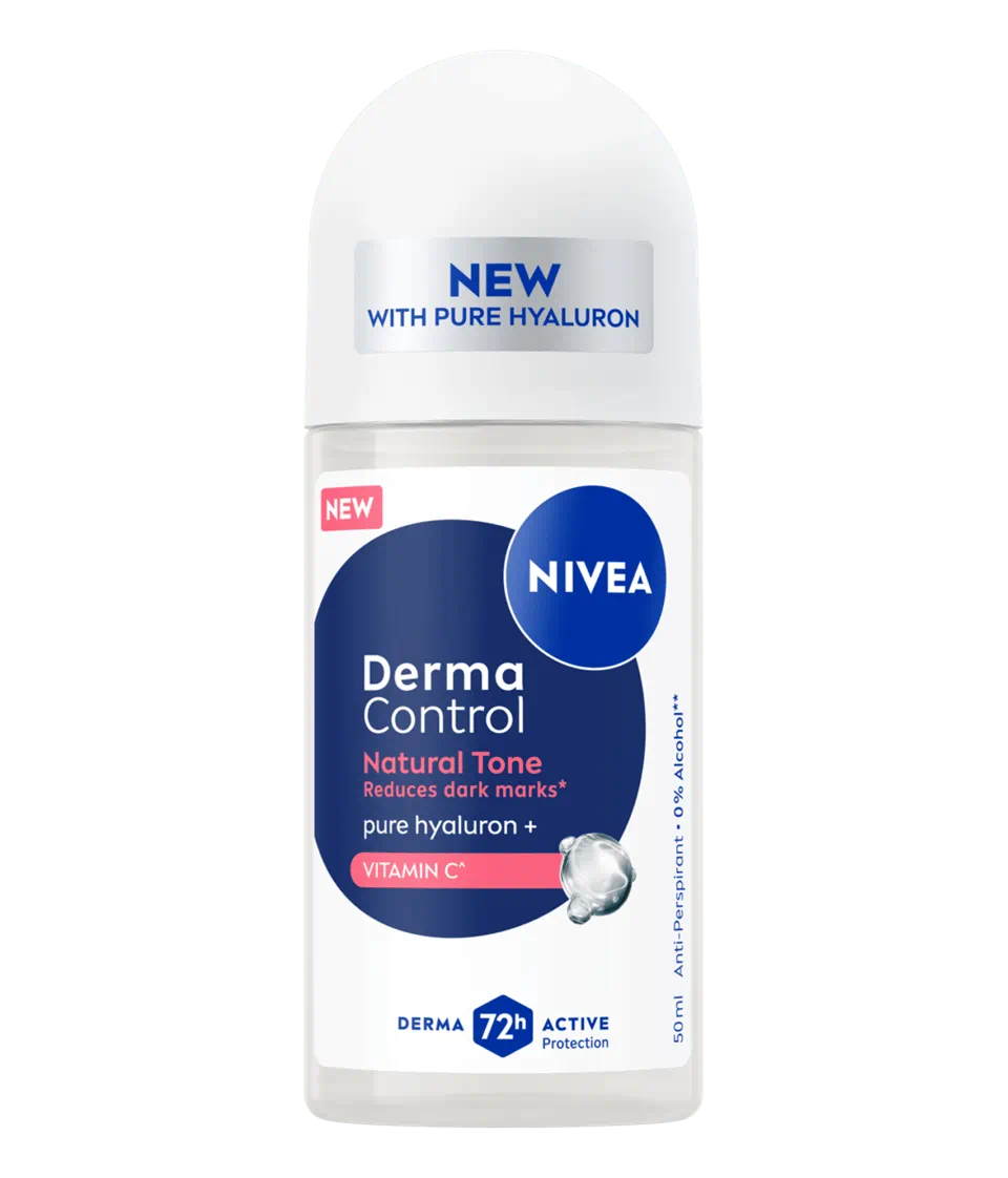 Deodorant roll-on pentru femei Derma Control Natural Tone, 50ml, Nivea