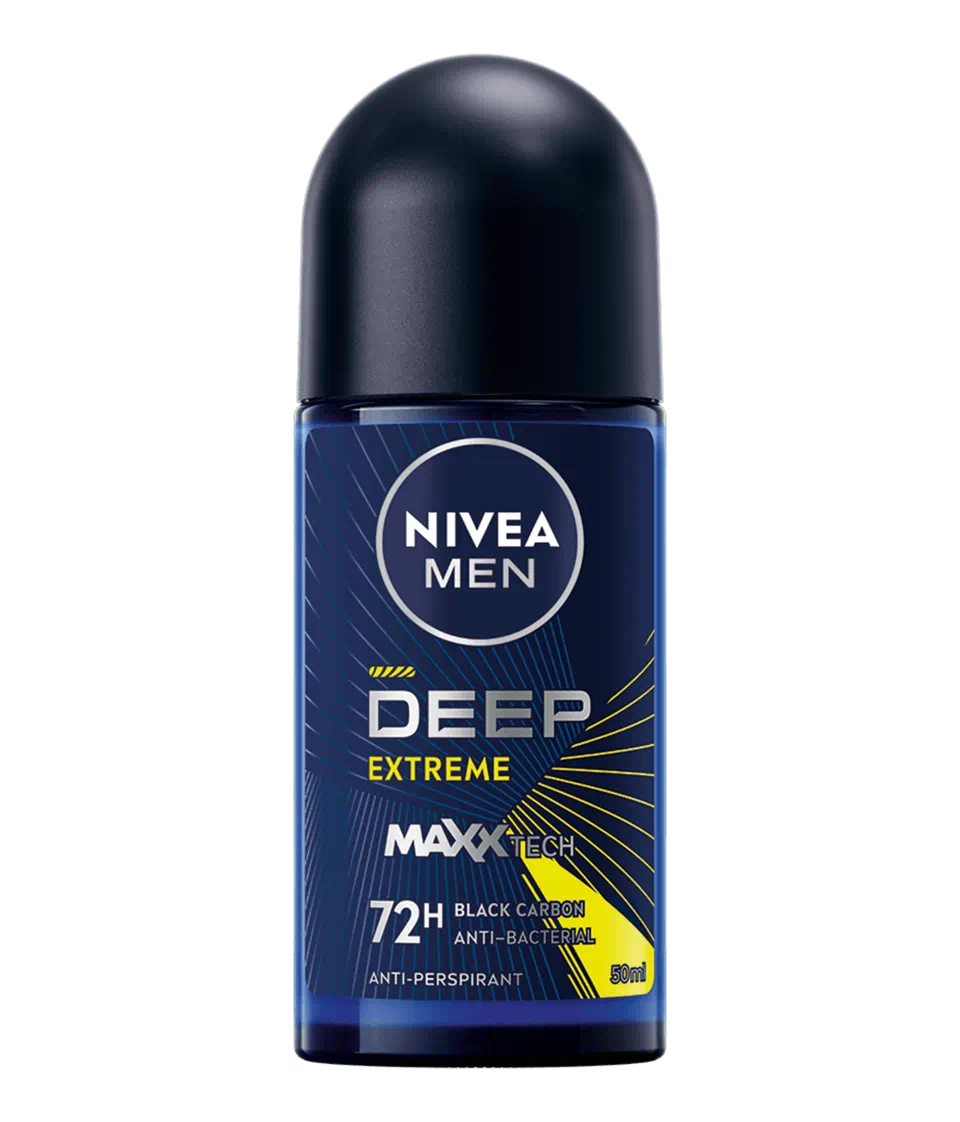 Deodorant roll-on pentru barbati Deep Extreme, 50ml, Nivea