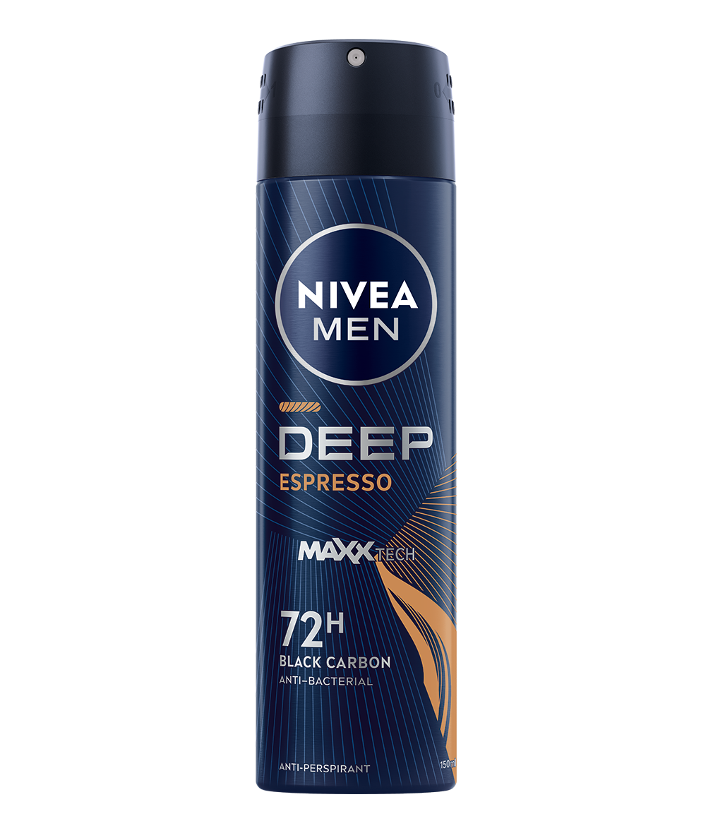 Deodorant spray pentru barbati Deep Espresso Black Carbon, 150ml, Nivea