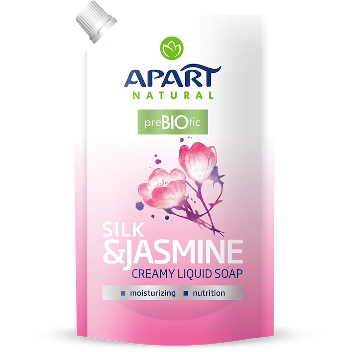 Rezerva sapun lichid cremos cu Iasomie, 400ml, Apart