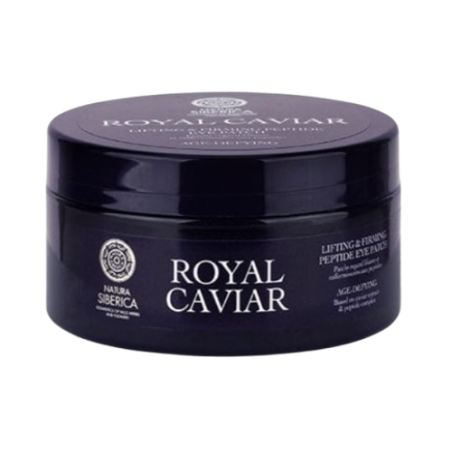 Plasturi de ochi cu peptide pentru fermitate & lifting Royal Caviar, 60 bucati, Natura Siberica