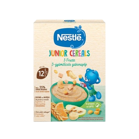 Cereale 3 Fructe, de la 12 luni, 200g, Nestle Junior