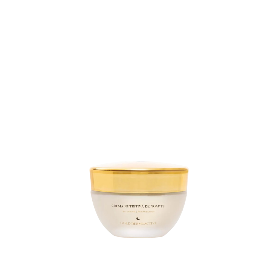 Crema hidratanta de noapte Gold Dermoactive, 50ml, Lotus Cosmetics