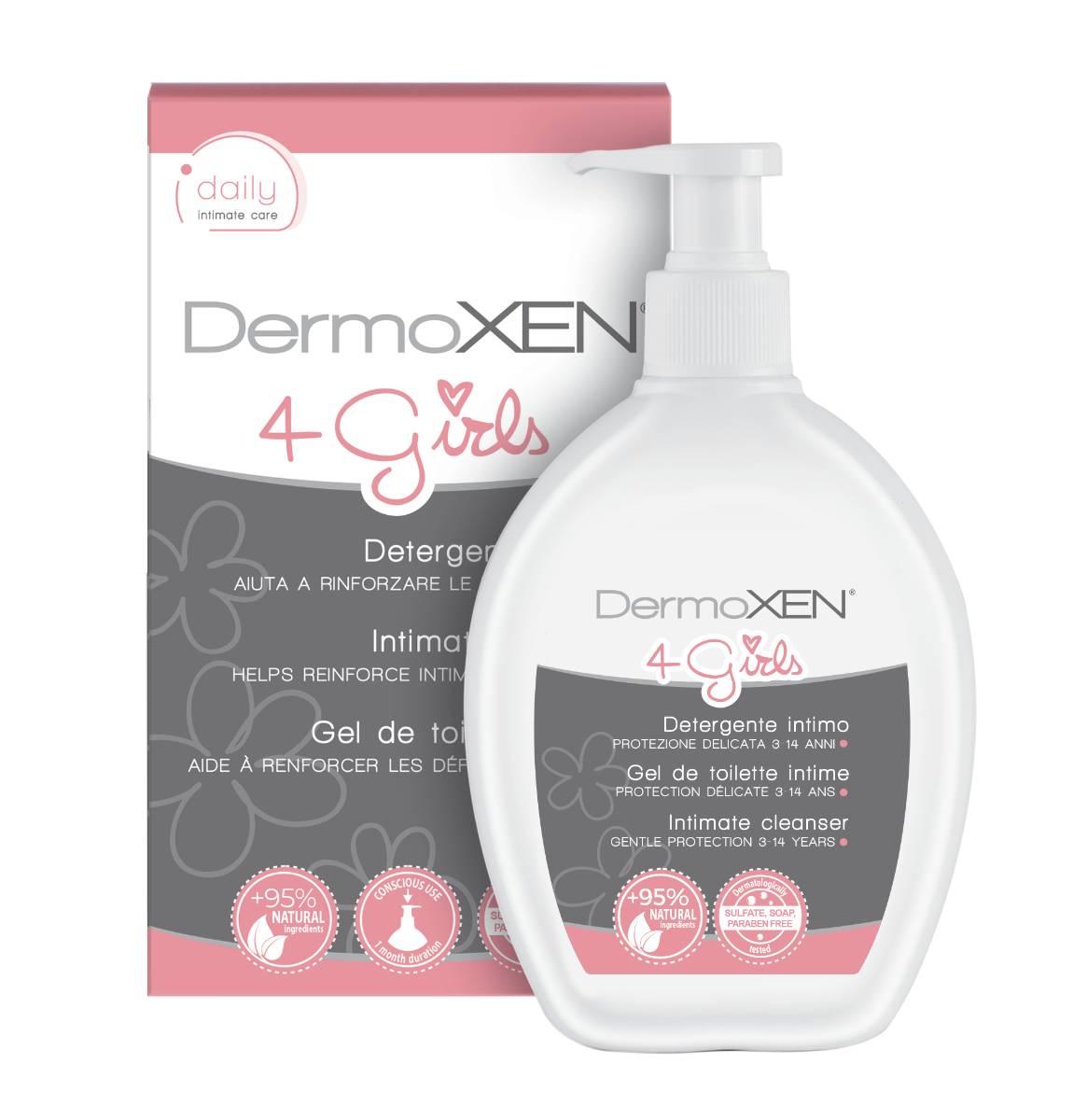 Gel intim 4Girls, 200ml, Dermoxen