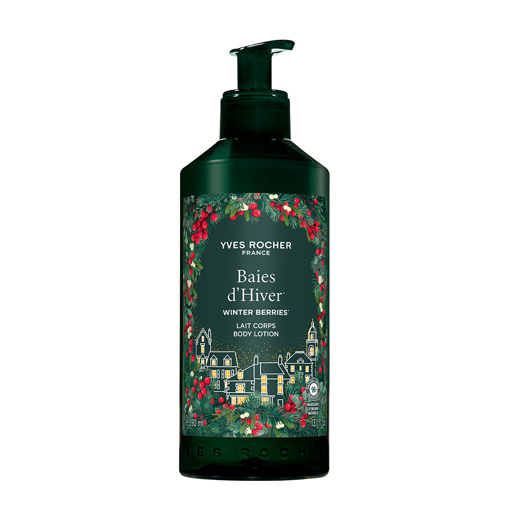 Lapte de corp cu fructe rosii, 390ml, Yves Rocher