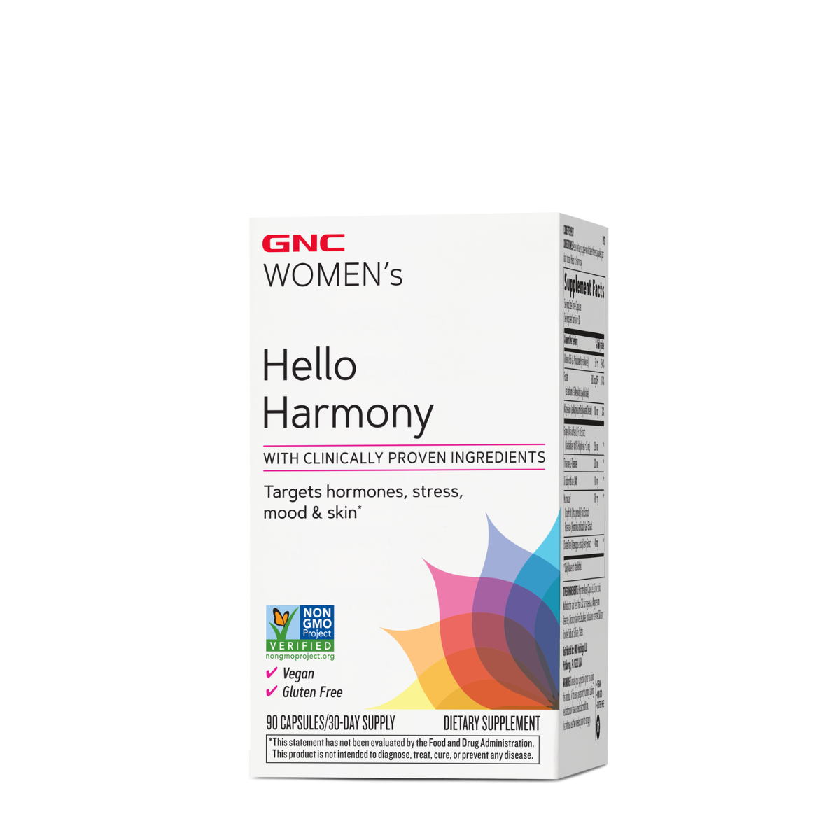 Women's Hello Harmony PMS Formula pentru echilibrul hormonal emotional si elasticitatea pielii, 90 capsule, GNC