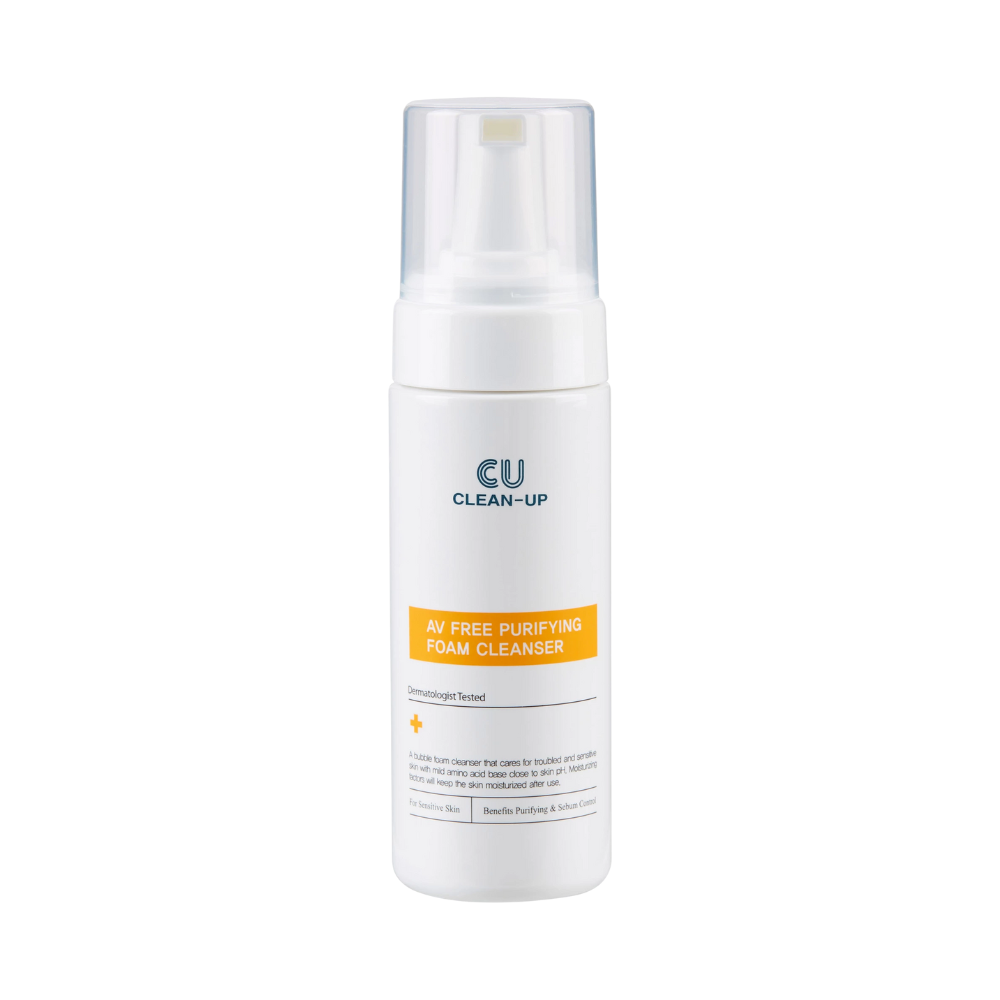 Spuma purifianta anti-imperfectiuni pentru ten gras Clean-Up, 180ml, CU Skin