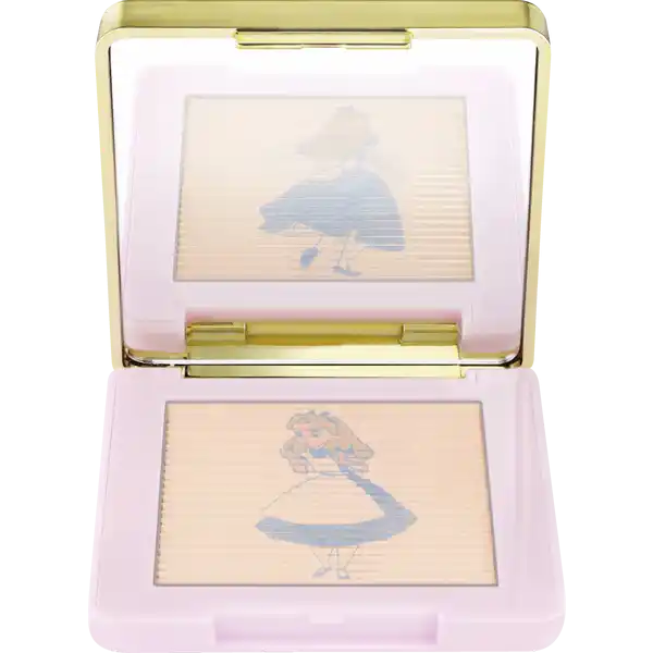 Pudra compacta iluminatoare C01 Slightly Confused Disney Alice in Wonderland, 6.3g, Catrice