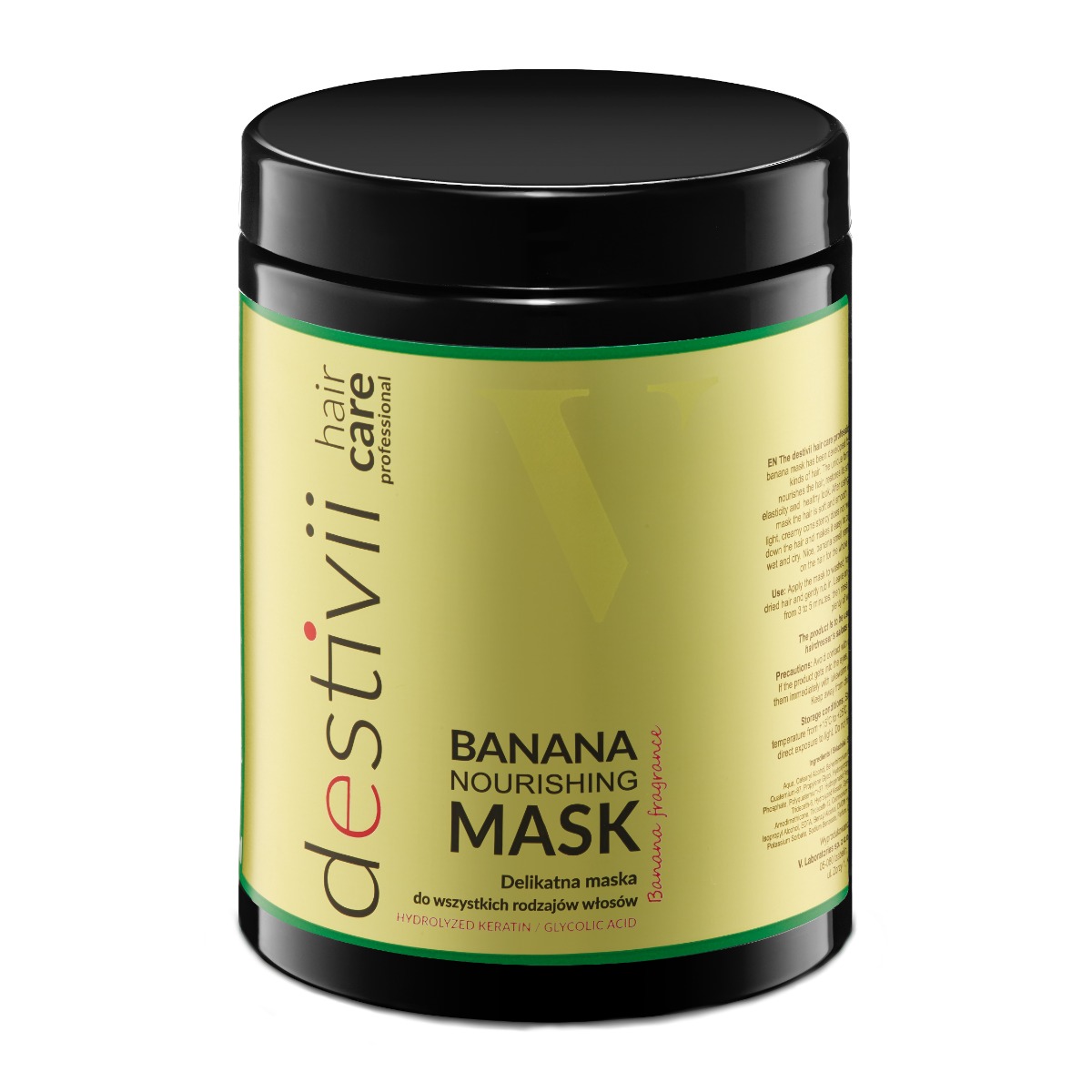 Masca de par Banana cu efect hranitor, 1000ml, Destivii