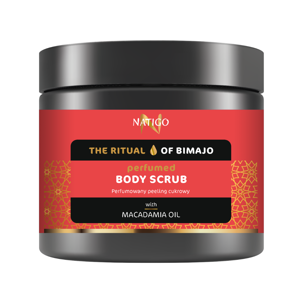 Scrub corporal cu ulei de macadamia The Ritual Of Bimajo, 650g, Natigo