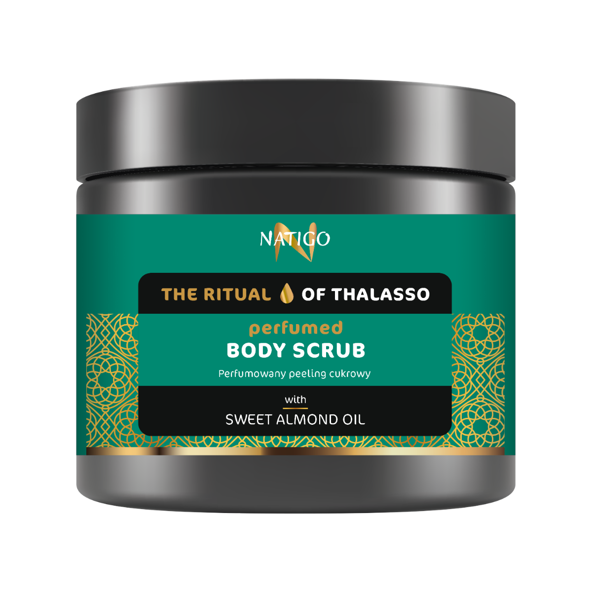 Scrub corporal cu ulei de migdale The Ritual Of Thalasso, 650g, Natigo