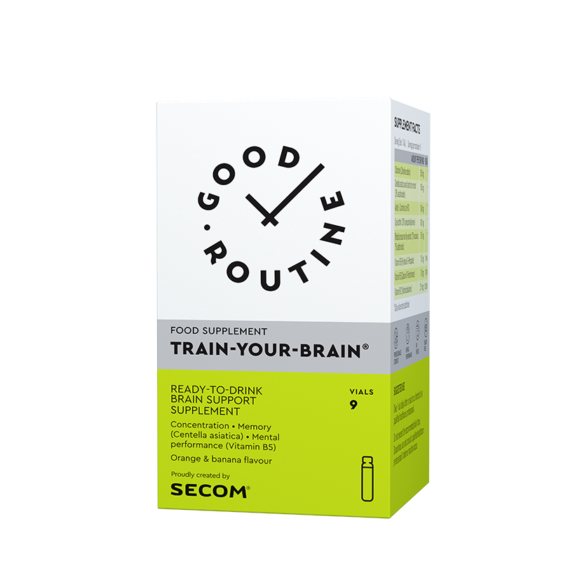 Train your brain Good Routine, 9 x 25ml, Secom