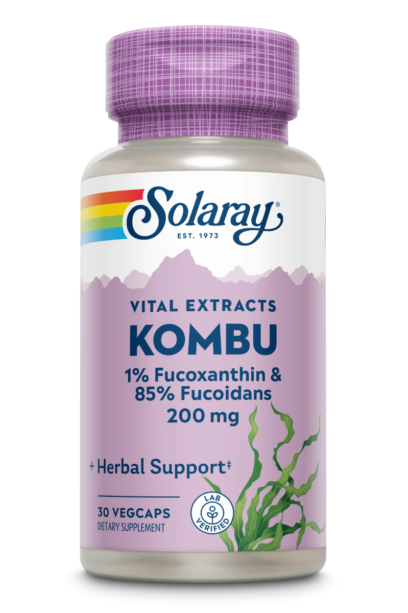 Kombu Fucoxanthin Solaray, 30 capsule, Secom