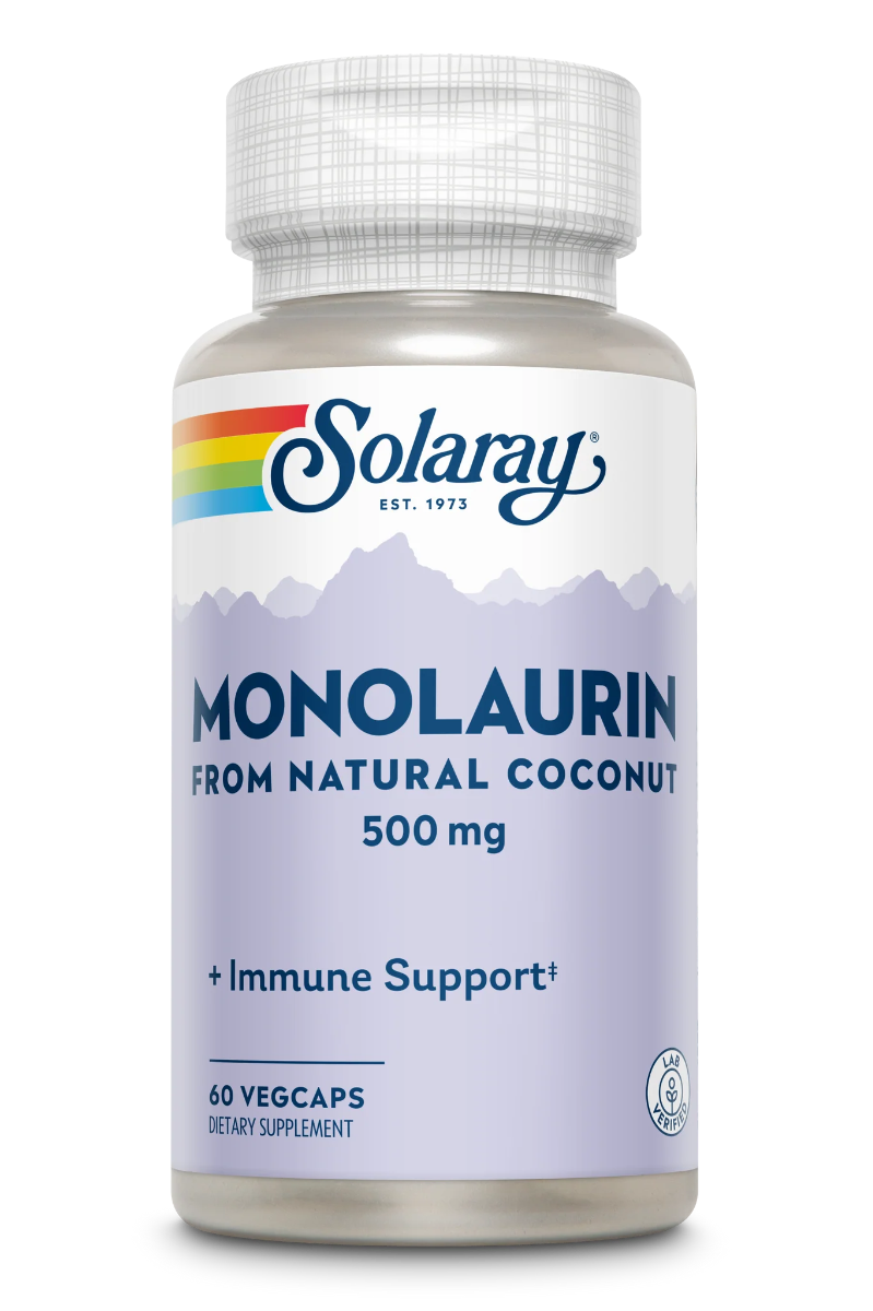 Monolaurin Solaray 500 mg, 60 capsule, Secom