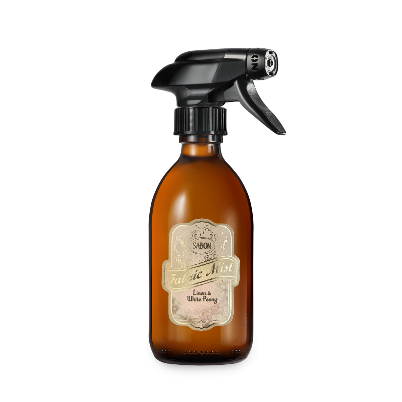 Parfum pentru textile Linen si Bujor Alb, 300ml, Sabon