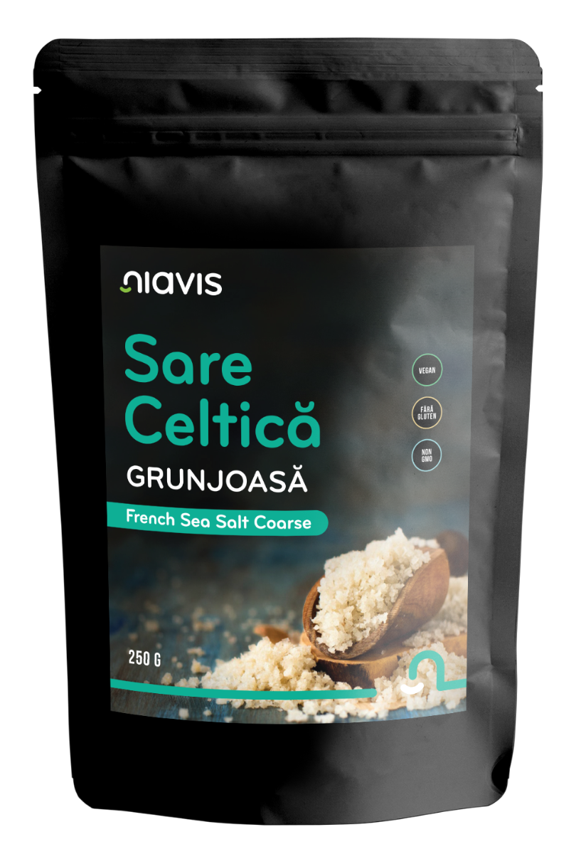 Sare celtica grunjoasa, 250g, Niavis