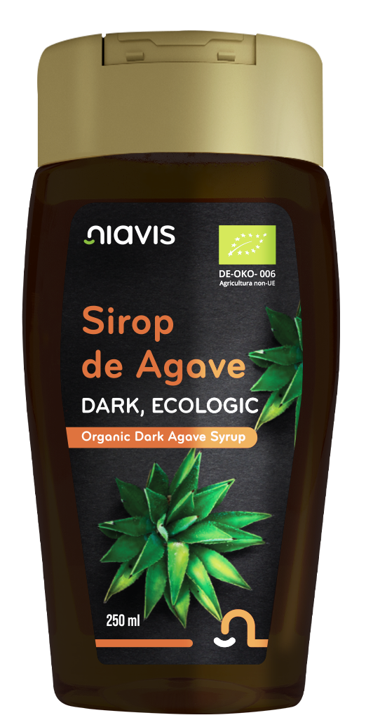 Sirop de agave dark Bio, 250ml, Niavis