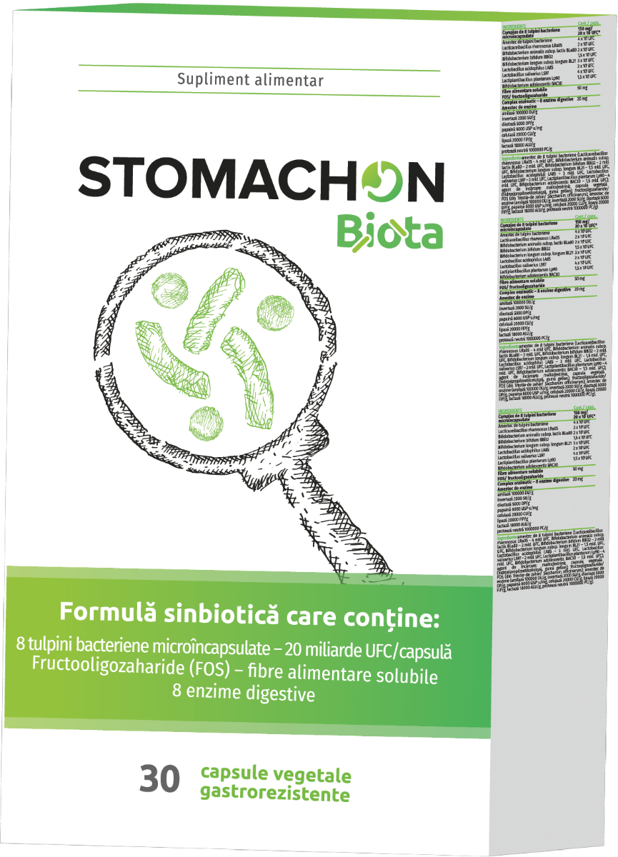 Stomachon Biota, 30 capsule, Naturpharma