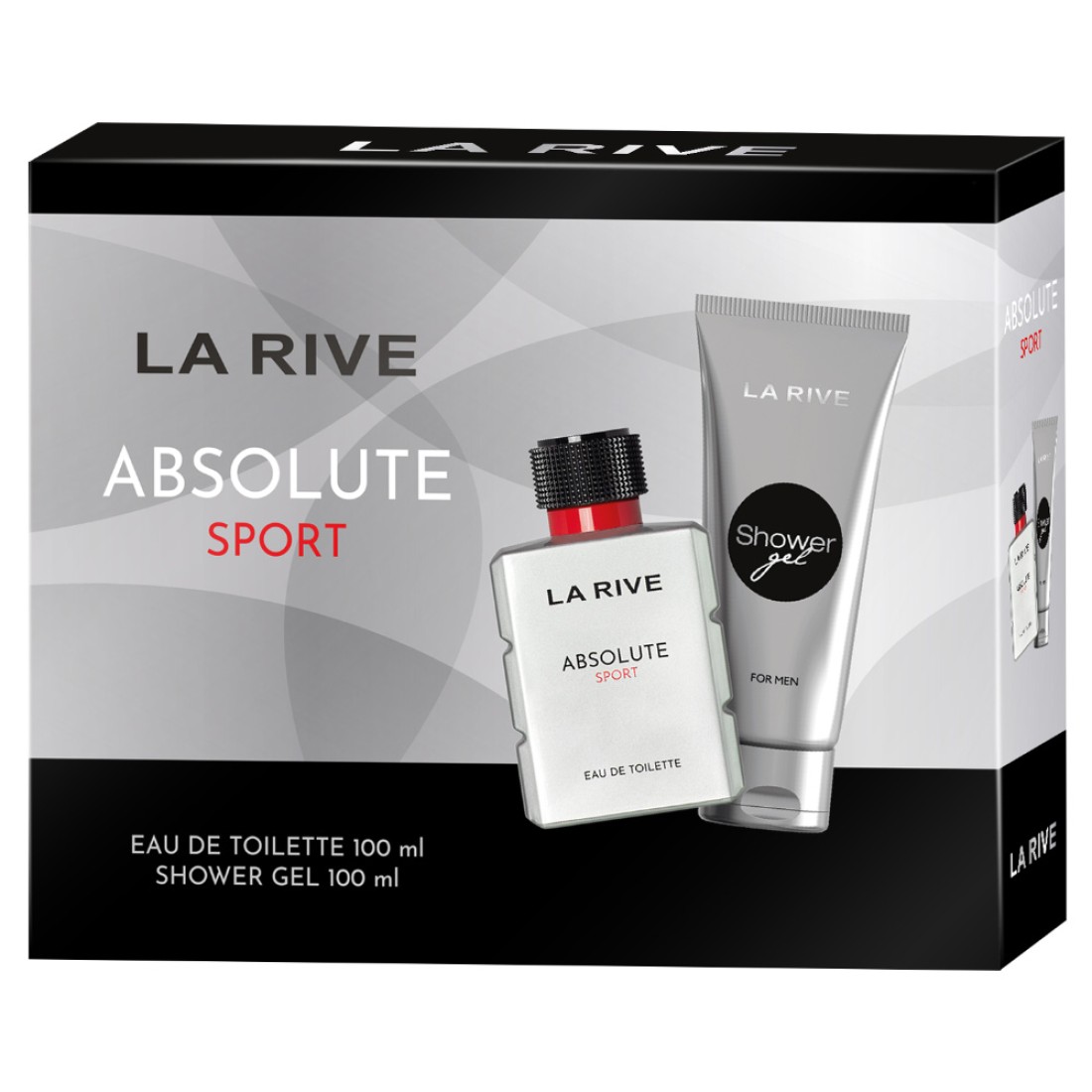 Pachet Absolute Sport Apa de toaleta 100ml + Gel de dus 100ml, La Rive
