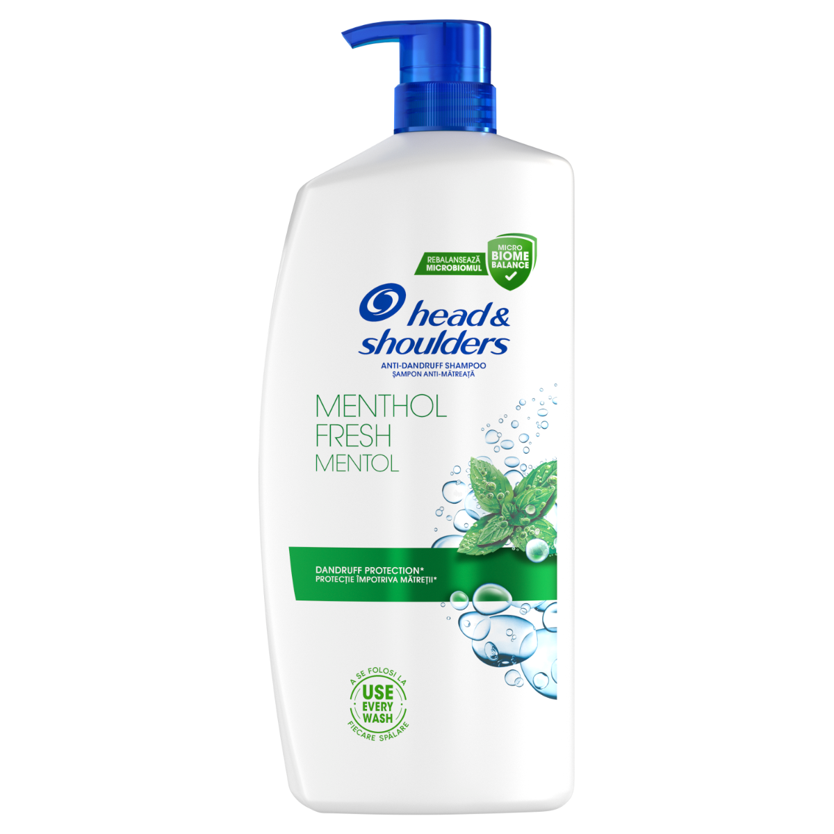 Sampon anti-matreata pentru orice tip de par Menthol Fresh, 800ml, Head&Shoulders