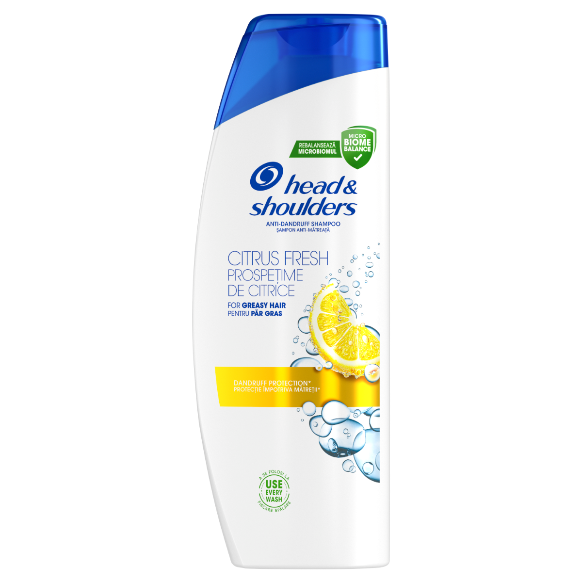 Sampon pentru par gras Citrus Fresh, 400ml, Head&Shoulders