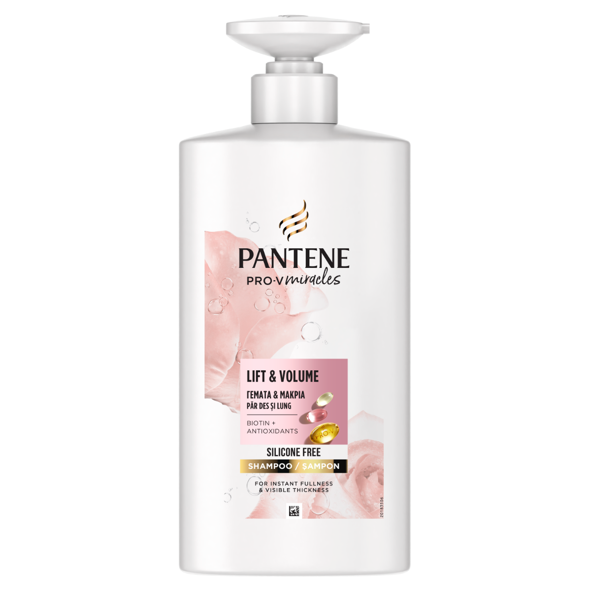 Sampon cu biotina Lift'N'Volume, 500ml, Pantene