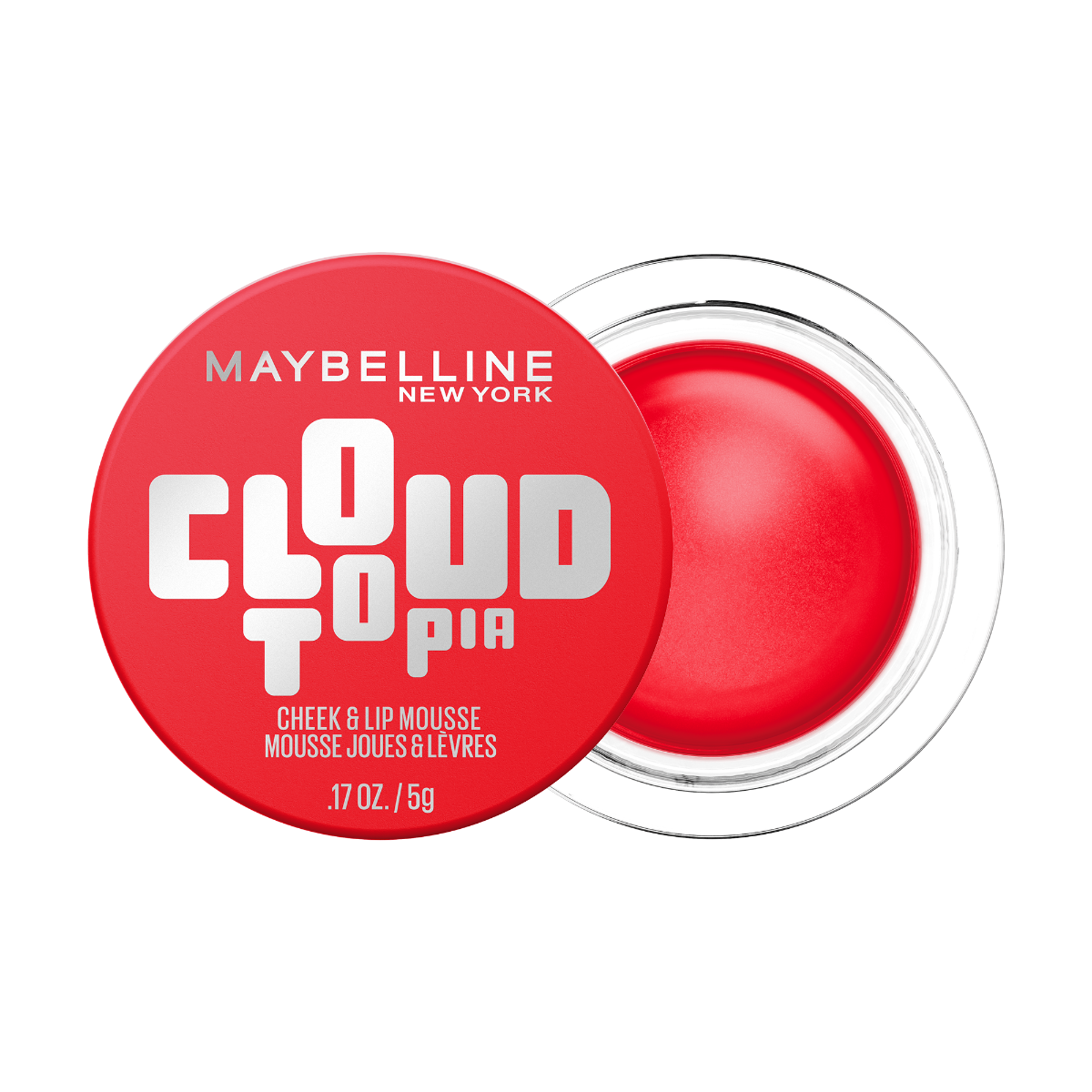 Fard de obraz multifunctional Cloudtopia Nr. 03 Divine Crimson, 5g, Maybelline