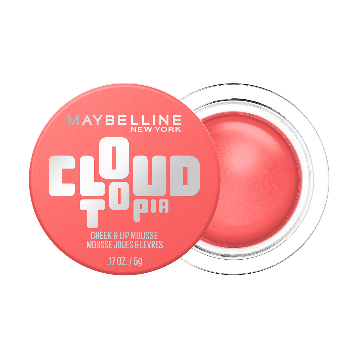 Fard de obraz multifunctional Cloudtopia Nr. 05 Coral Illusion, 5g, Maybelline