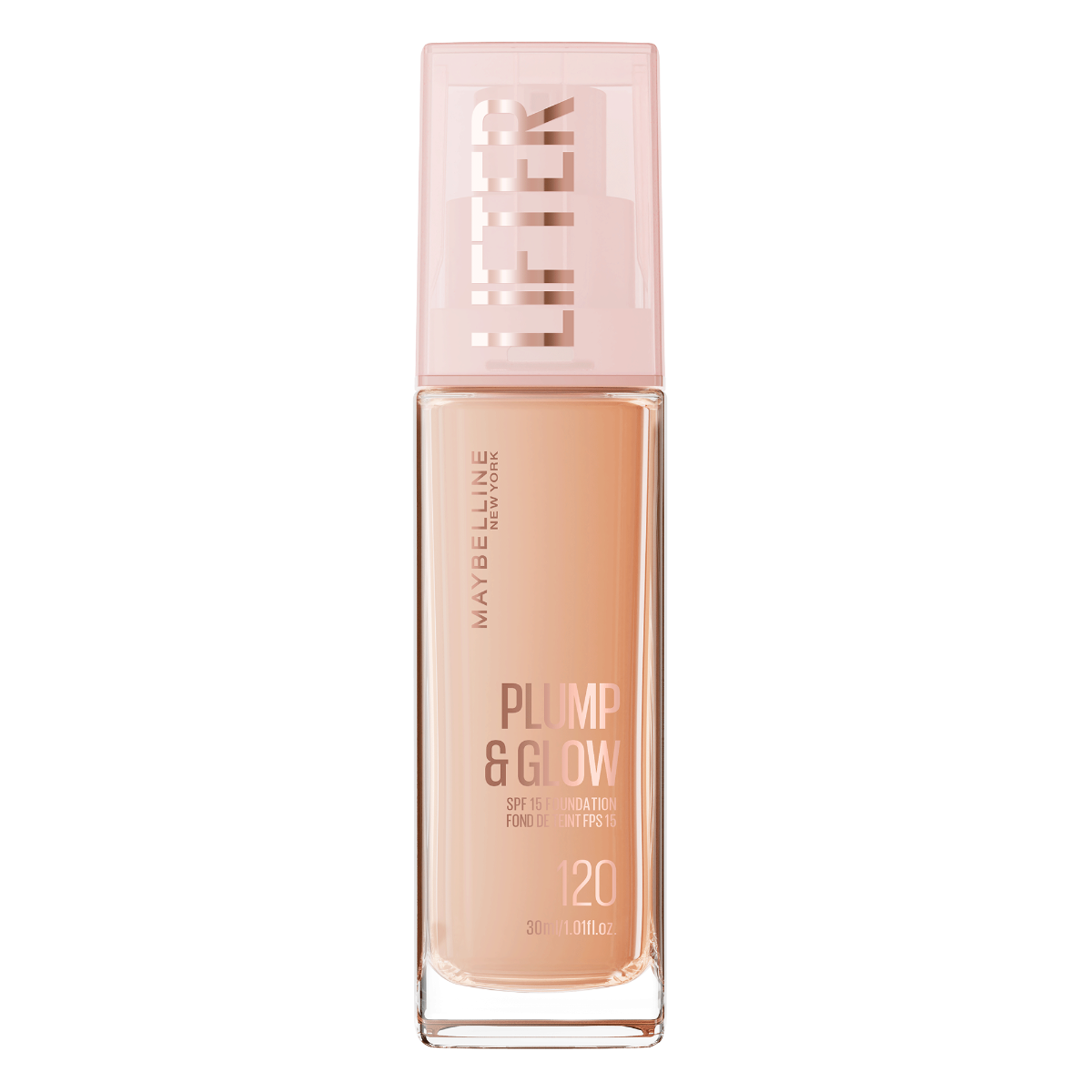 Fond de ten Lifter Plump & Glow Nr. 120, 30ml, Maybelline