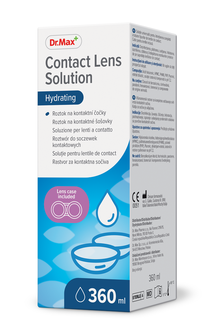 Dr. Max Solutie lentile de contact, 360ml