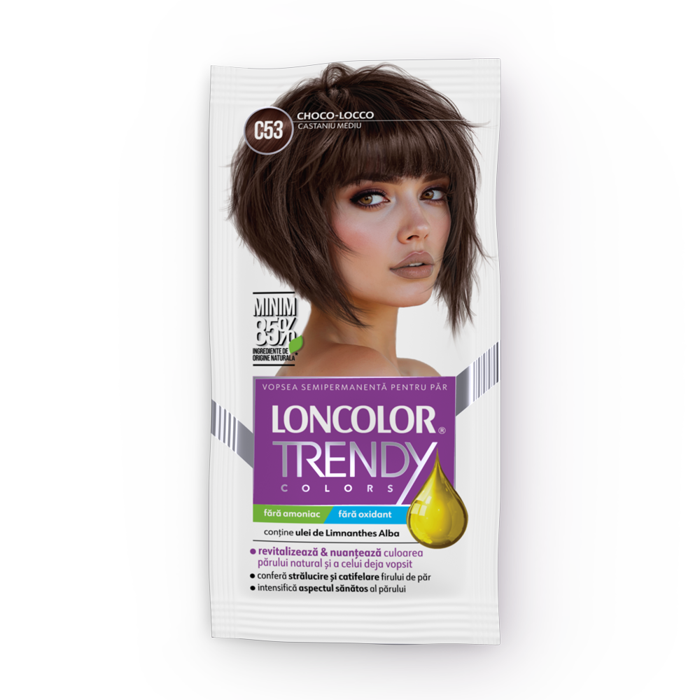 Vopsea de par semi-permanenta Trendy Colors C53, 50ml, Loncolor