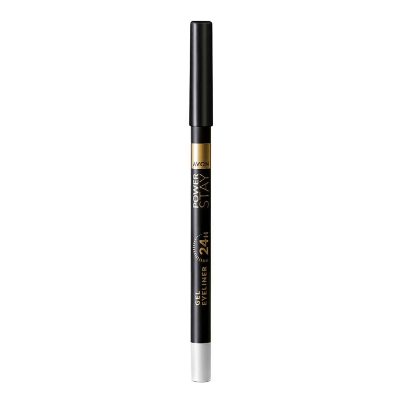 Creion gel pentru contur ochi Power Stay 24h Silver Shimmer, 1.2g, Avon
