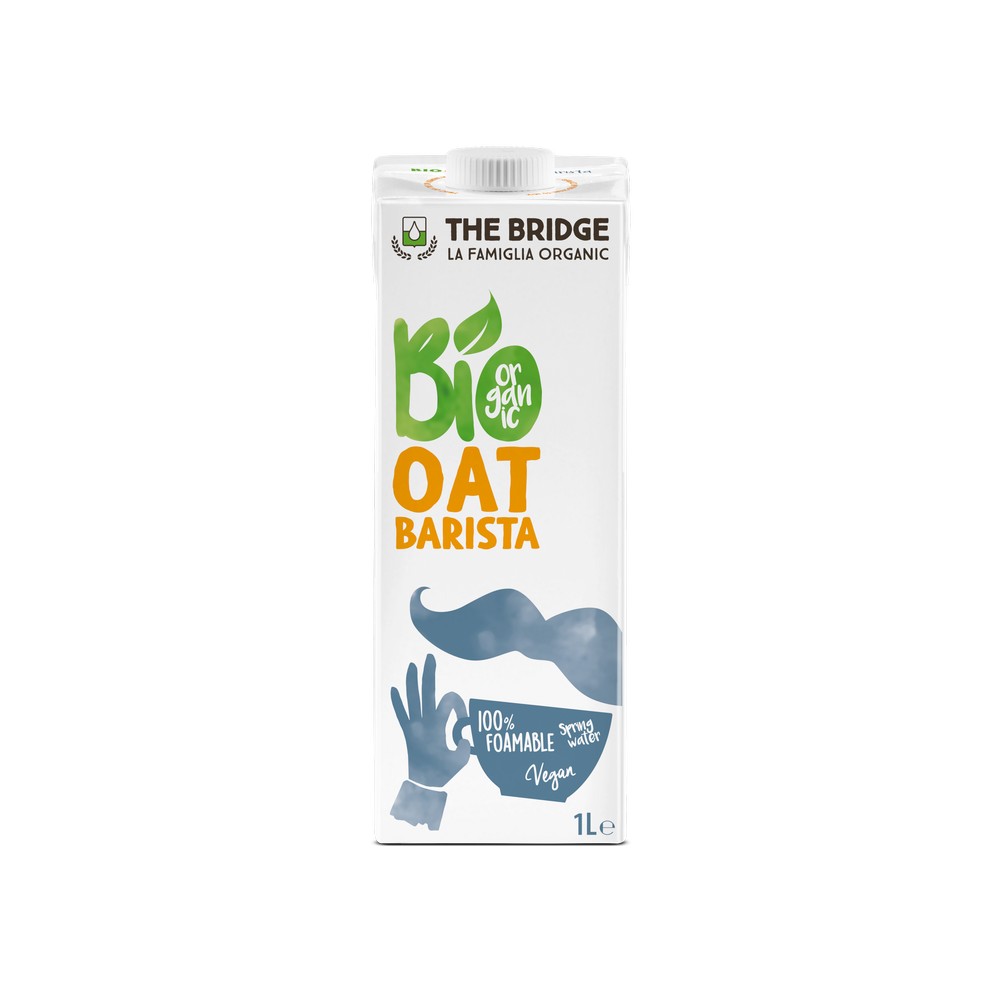 Bautura vegetala din ovaz Barista Bio, 1000ml, The Bridge