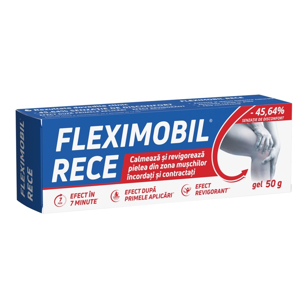 Gel pentru muschi si articulatii Fleximobil Rece, 50g, Fiterman