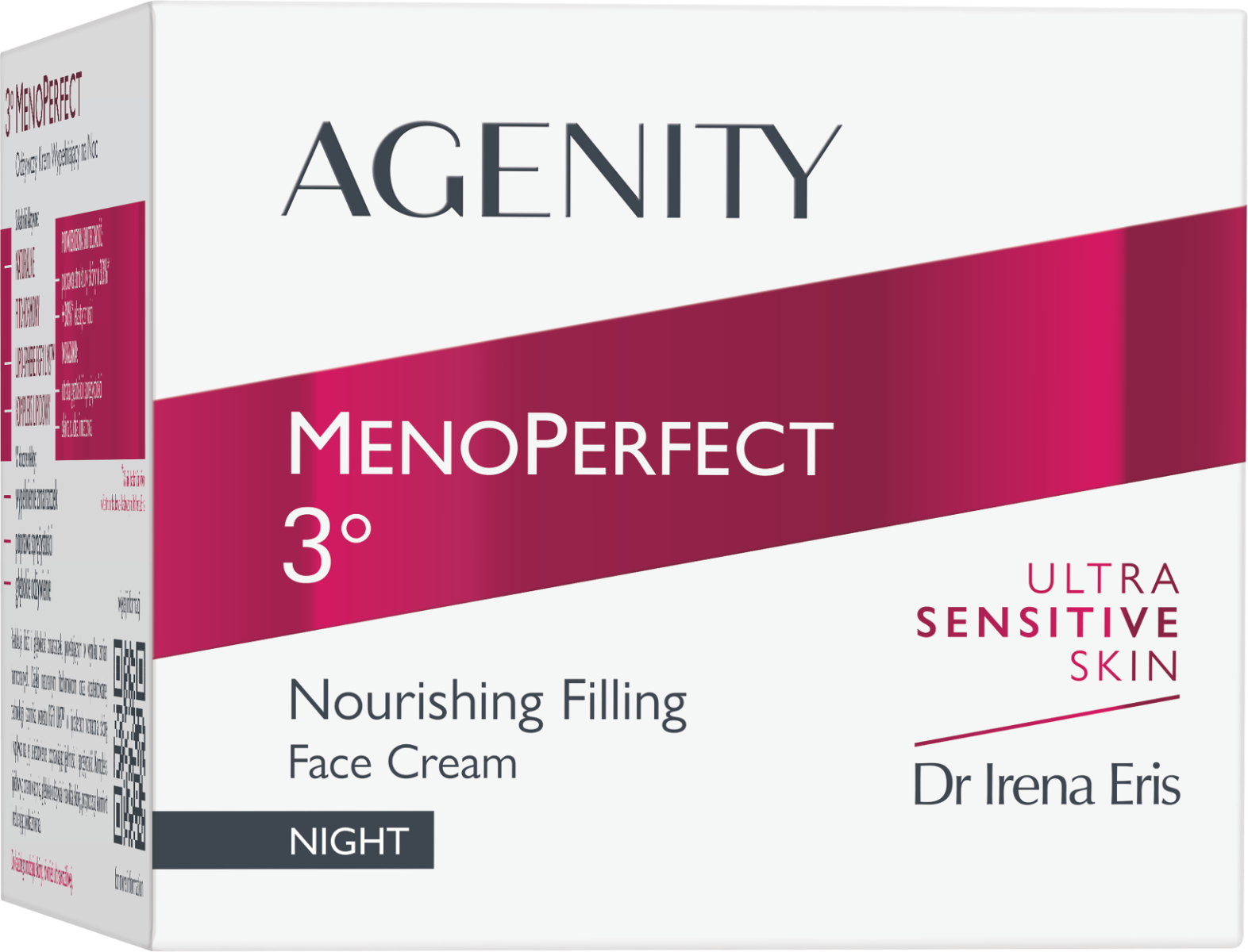 Crema de noapte hranitoare cu efect de umplere MenoPerfect 3, 50ml, Agenity