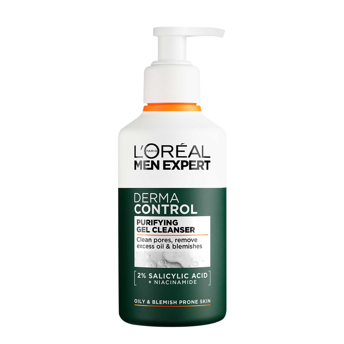 Gel de curatare pentru ten gras cu 2% acid salicilic si niacinamida, 260ml, L'oreal Men Expert