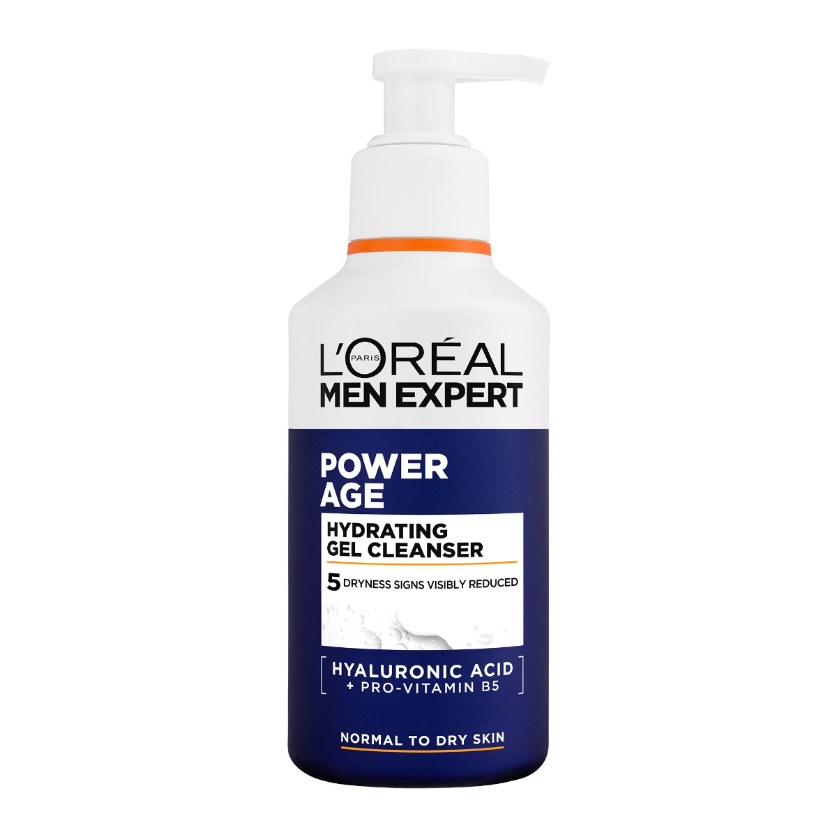 Gel de curatare pentru ten uscat cu acid hialuronic si Pro-Vit  B5, 260ml, L'oreal Men Expert