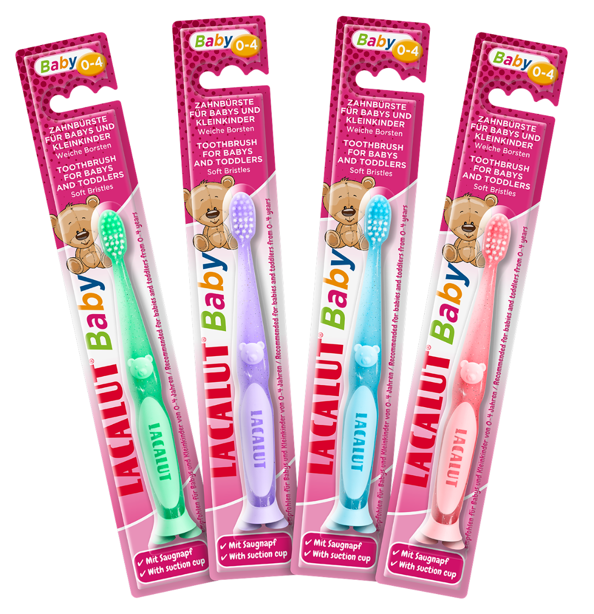 Periuta de dinti Kinder Baby 0-4 ani, 1 bucata, Lacalut