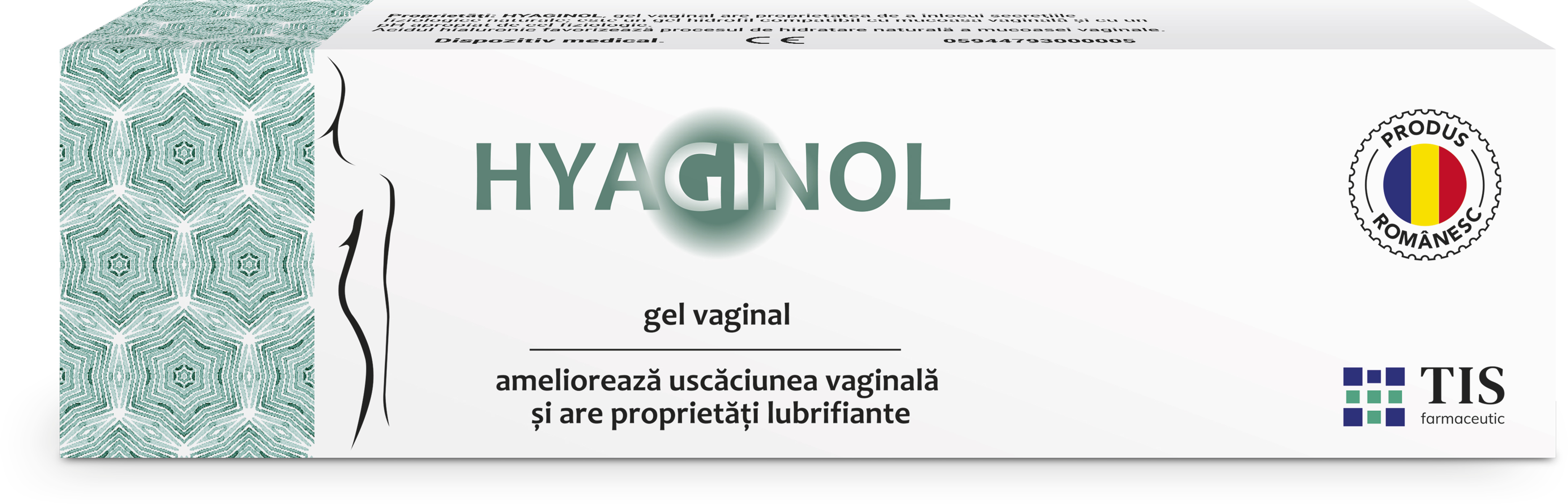 Hyaginol gel vaginal, 40 ml, Tis Farmaceutic