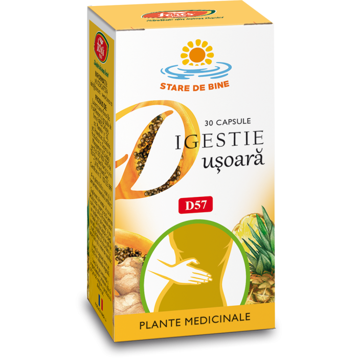 Digestie usoara, 30 capsule, Fares