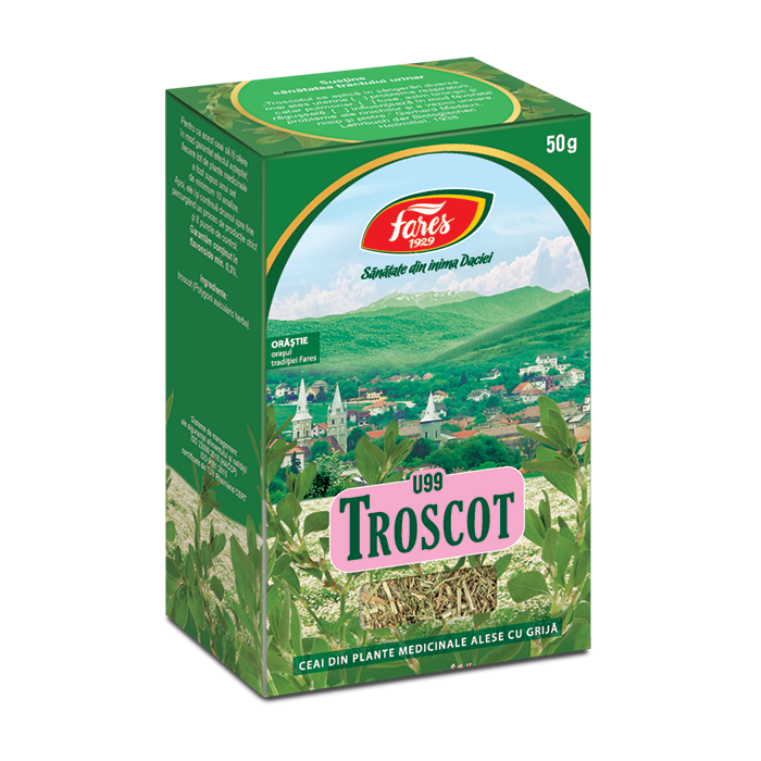 Ceai Troscot iarba U99, 50g, Fares