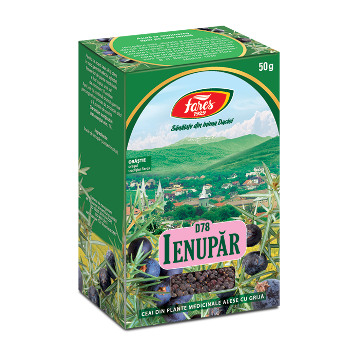 Ceai din fructe de ienupar D78, 50g, Fares