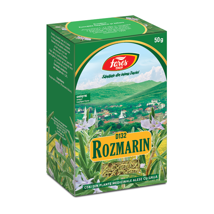 Ceai frunze de rozmarin, 50g, Fares