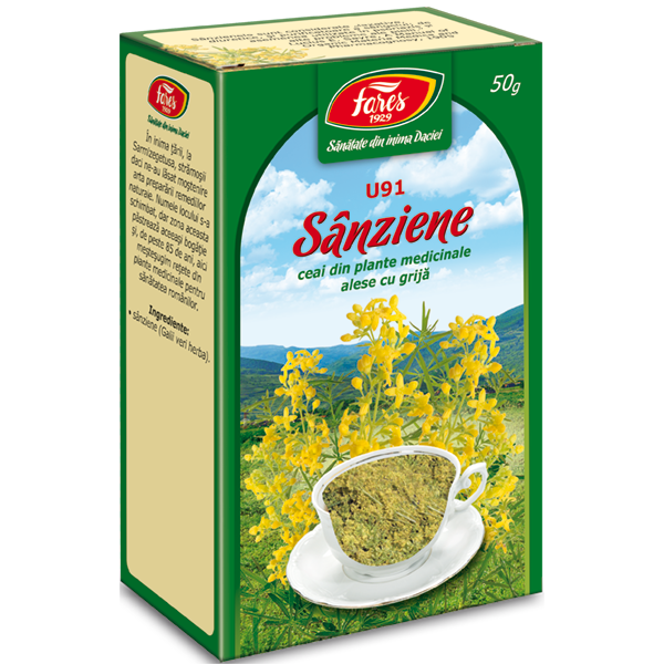 Ceai de sanziene U91, 50g, Fares