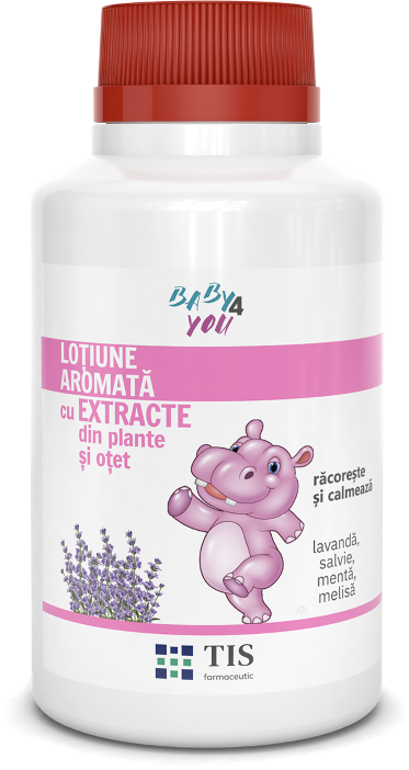 Lotiune aromata cu extracte din plante cu otet Baby4You, 100ml, Tis Farmaceutic