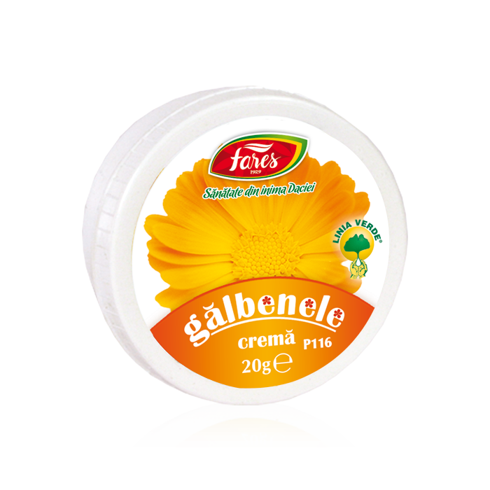 Crema de galbenele, 20g, Fares
