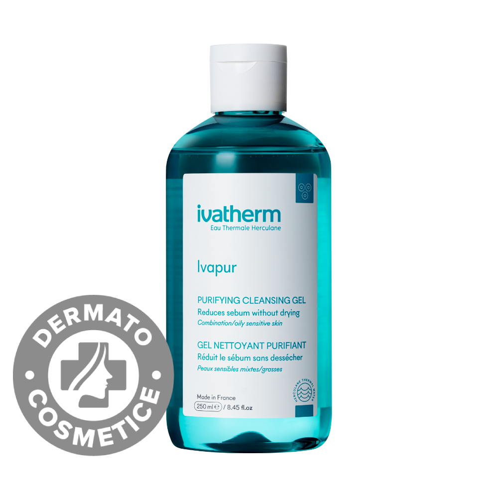 Gel spumant purifiant de curatare Ivapur, 250ml, Ivatherm
