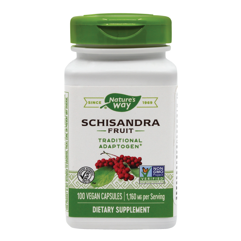 Schisandra 580mg, 100 capsule vegetale, Nature's Way