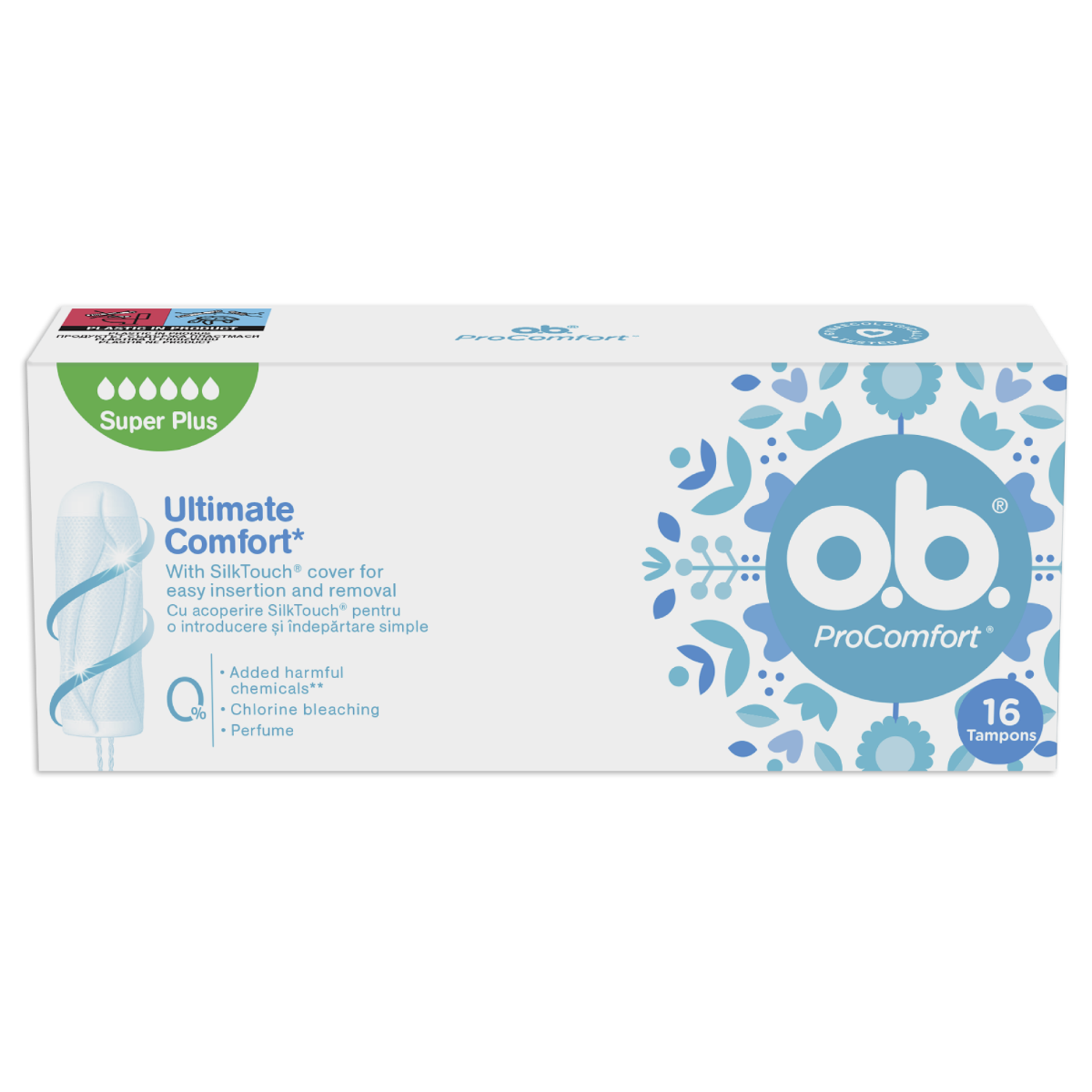 Absorbante ProComfort Super Plus, 16 bucati, O.B.