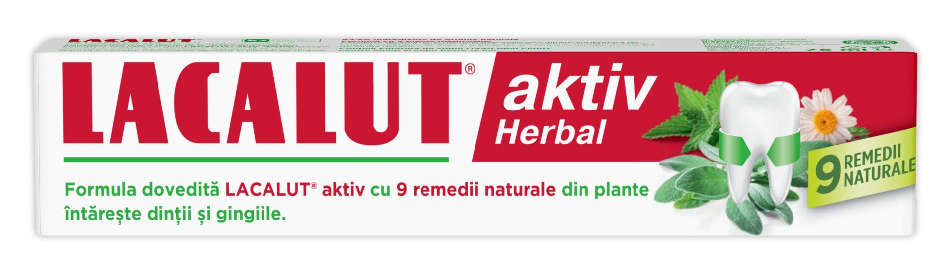 Pasta de dinti Aktiv Herbal, 75ml, Lacalut